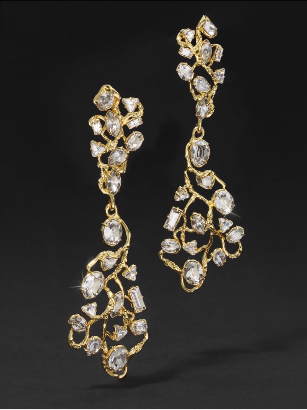 ALEXIS BITTAR Éclat Crystal Large Drop Earrings